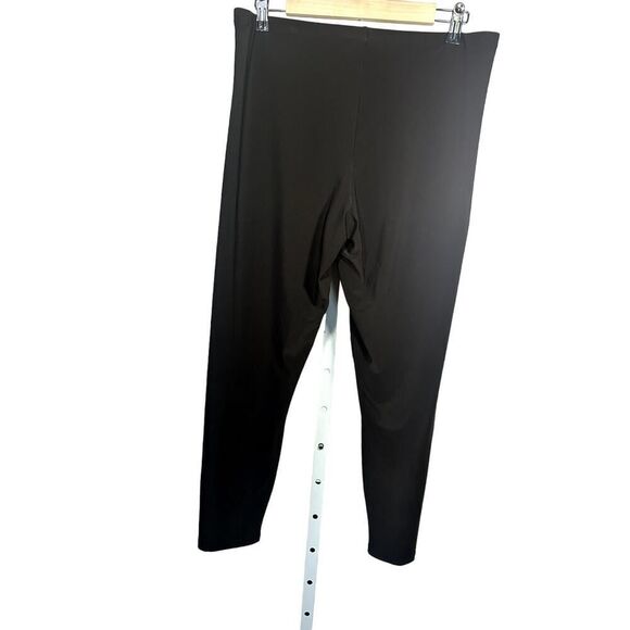 SYMPLI Women's Fitted Cropped High Waist Lightweight Stretch Pants Brown Size 14 - Picture 5 of 5